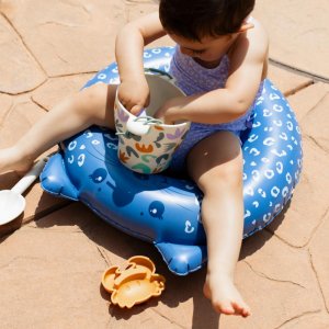 Bouée animale léopard bleu 55 cm Swim essentials