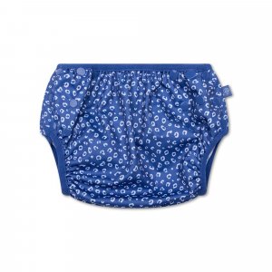 Couche de bain lavable léopard bleu 0-3 ans Swim essentials