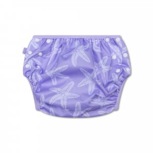 Couche de bain lavable étoile de mer lila 0-3 ans Swim essentials