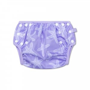 Couche de bain lavable étoile de mer lila 0-3 ans Swim essentials