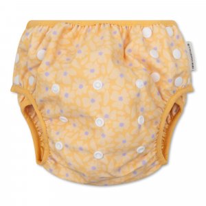Couche de bain lavable 0-3 ans fleurs jaunes Swim essentials