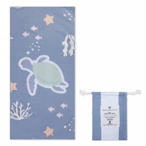 Serviette coral bliss blue 135x65 cm Swim essentials