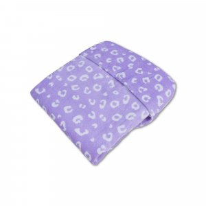 Serviette de plage coton 135 x 65 cm - léopard lila Swim essentials