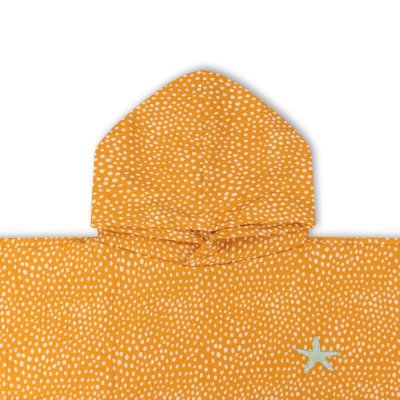 Poncho de plage 55 x 50 cm pois orange