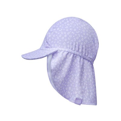 Casquette uv 0-1 an léopard lila