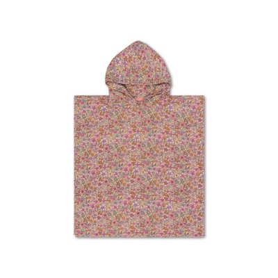 Poncho de plage floraison 52 x 52 cm