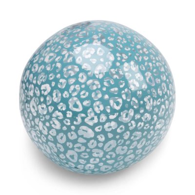 Ballon de plage 51 cm léopard transparent