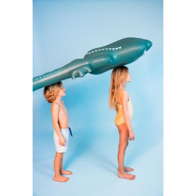 Matelas gonflable crocodile