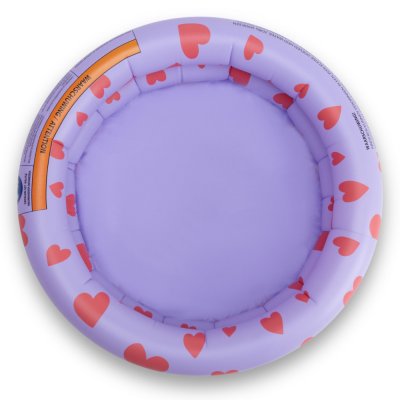 Piscine bébé ø 60 cm cœur 2 anneaux