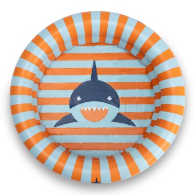 Piscine bébé ø 60 cm requins 2 anneaux