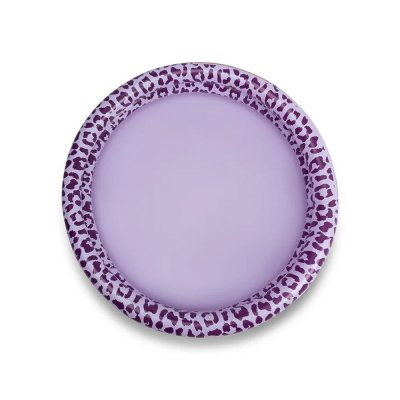 Piscine bébé ø 100 cm léopard violet 2 anneaux