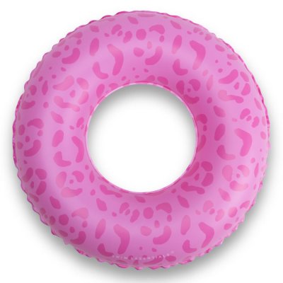 Bouée ø 55 cm léopard rose