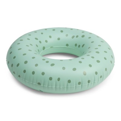 Bouée gonflable pois verts ø 65 cm