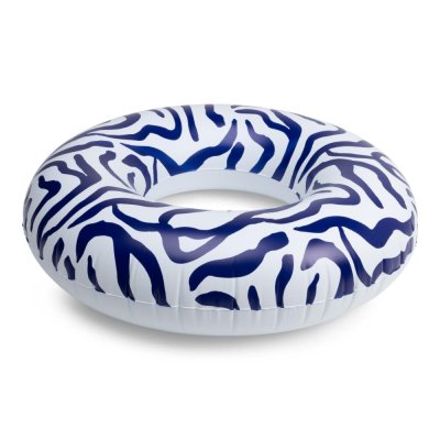 Bouée gonflable rayures noires ø 102 cm