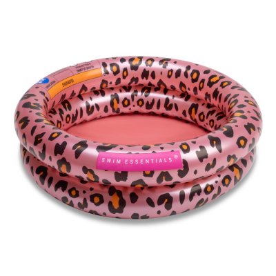 Piscine bébé ø 60 cm léopard rose dorée 2 anneaux