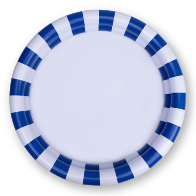 Piscine bébé ø 100 cm 2 anneaux rayures bleus