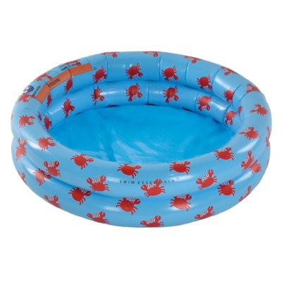 Piscine bébé ø 60 cm bleu crabe 2 anneaux