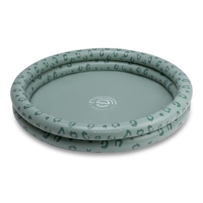 Piscine bébé ø 100 cm léopard vert 2 anneaux