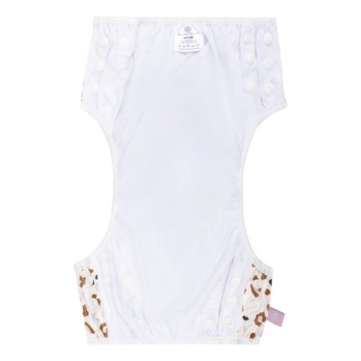Couche de bain lavable léopard kaki 0-3 ans