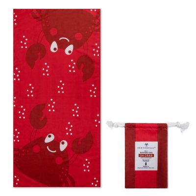Serviette crabe microfibre 135x65 cm