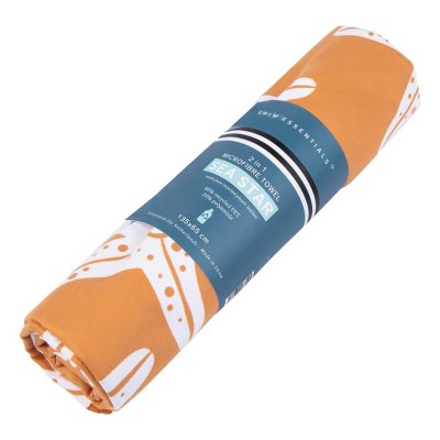 Serviette etoile de mer microfibre 135x65 cm