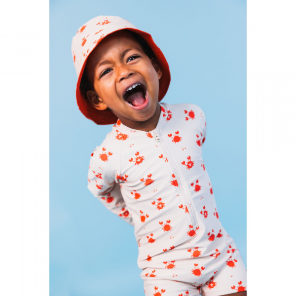 Chapeau anti uv réversible - 1-2 ans fleurs jaunes Swim essentials