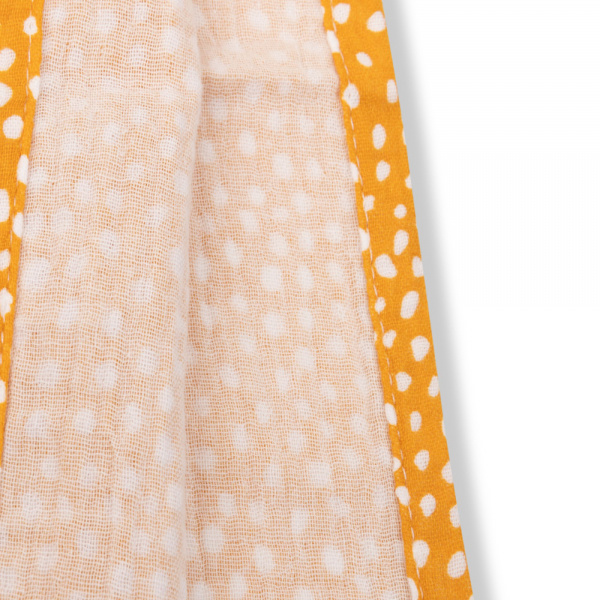 Poncho de plage 55 x 50 cm pois orange Swim essentials