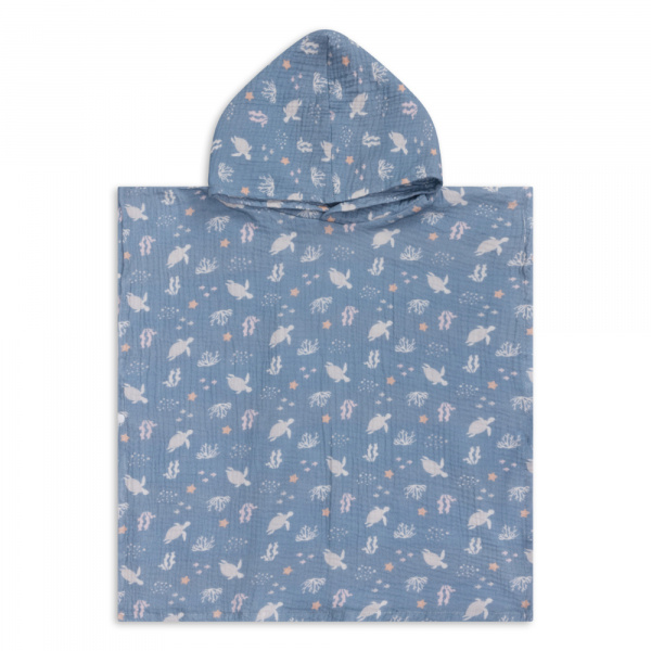 Poncho de plage 55 x 50 cm mer de corail Swim essentials