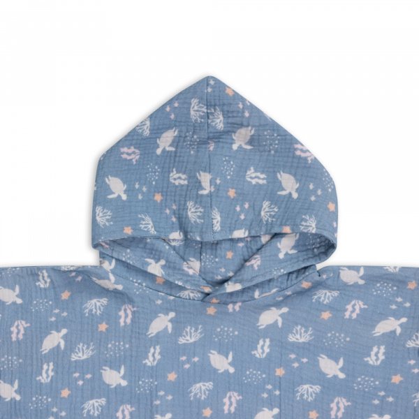 Poncho de plage 55 x 50 cm mer de corail Swim essentials