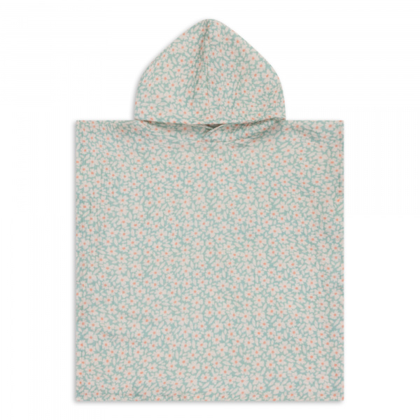 Poncho de plage 55 x 50 cm pois orange Swim essentials