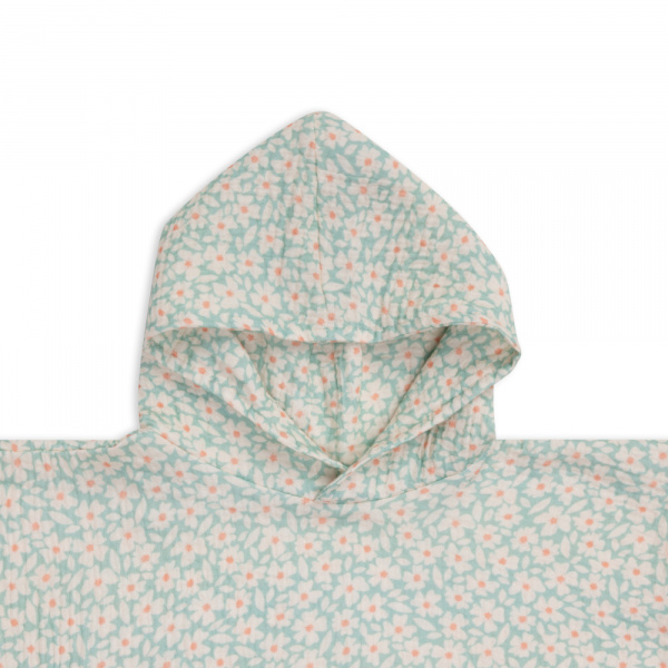 Poncho de plage 55 x 50 cm pois orange Swim essentials