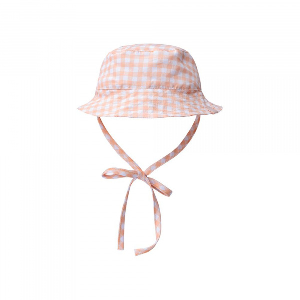 Chapeau anti uv carreau orange - 1-2 ans Swim essentials