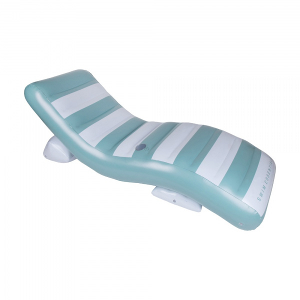 Matelas gonflable 180 cm - rayure verte Swim essentials