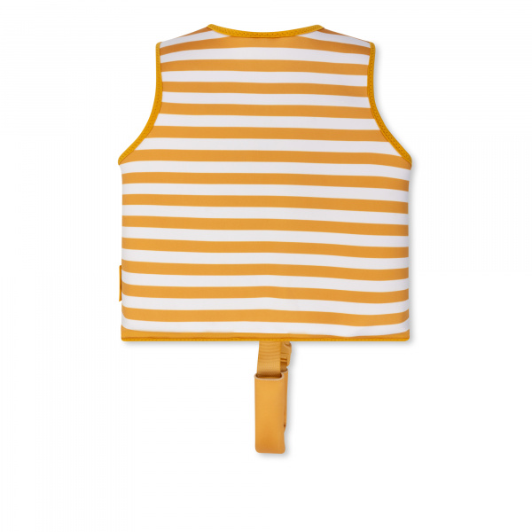 Gilet de natation enfant 3-6 ans - rayures jaunes Swim essentials