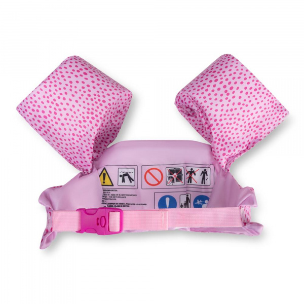 Gilet de natation avec brassards pink dots 2-6 ans Swim essentials