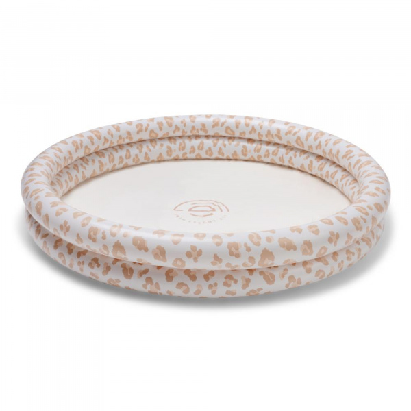 Piscine bébé ø 100 cm léopard beige 2 anneaux Swim essentials