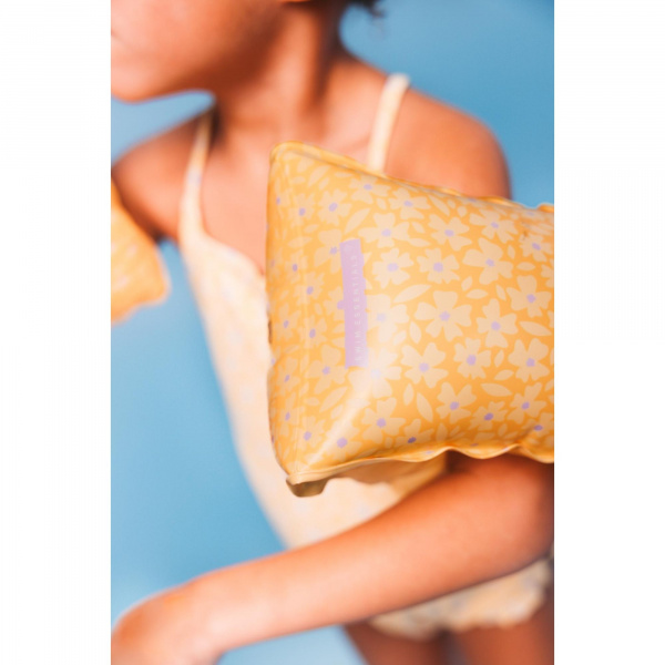 Brassards enfant fleurs jaunes 0-2 ans Swim essentials