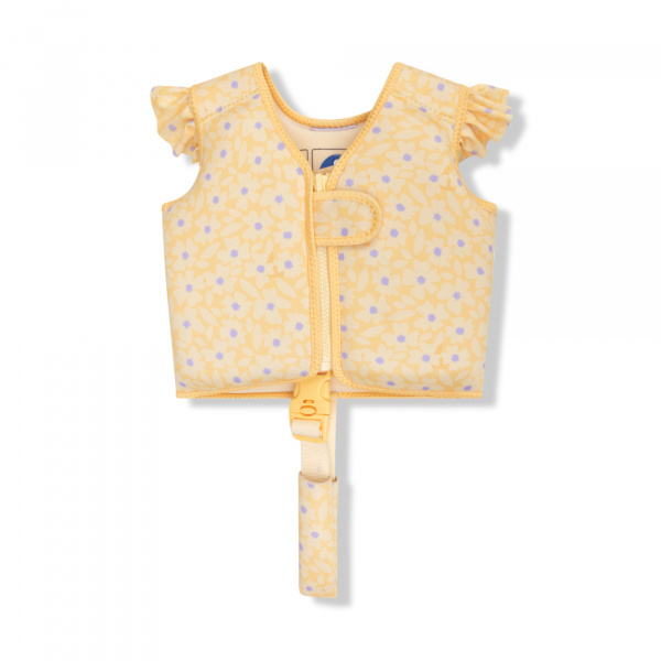 Gilet de natation fleurs jaunes 1-2 ans Swim essentials