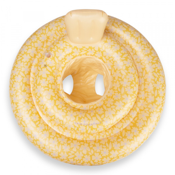 Bouée bébé fleurs jaunes 0-1 an Swim essentials