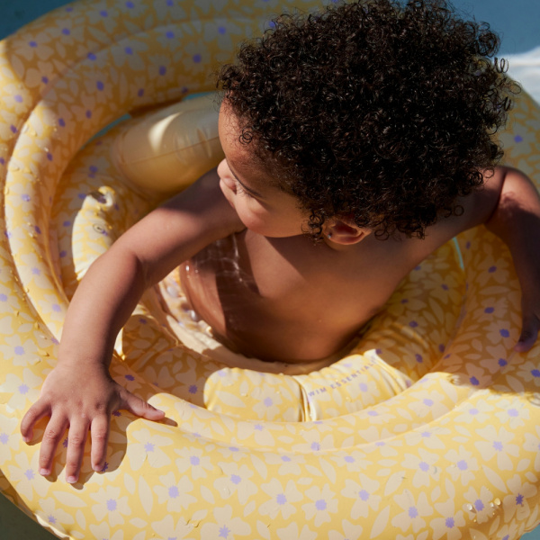 Bouée bébé fleurs jaunes 0-1 an Swim essentials