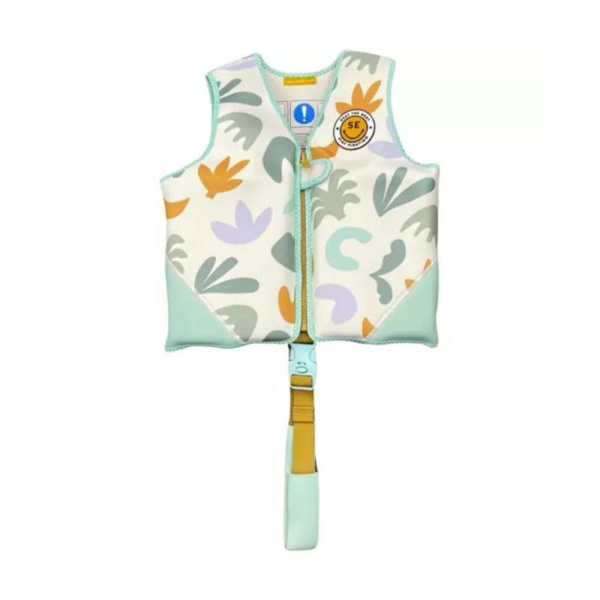 Gilet de natation enfant 3-6 ans - rayures marrons Swim essentials