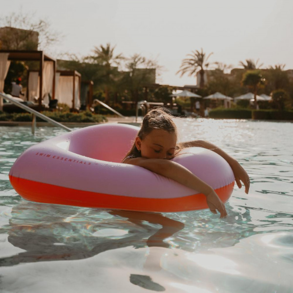 Bouée gonflable 90 cm cœur rouge Swim essentials