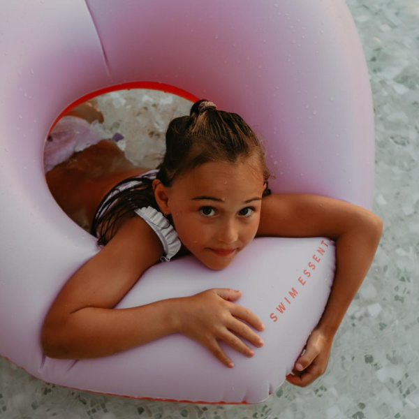 Bouée gonflable 90 cm cœur rouge Swim essentials