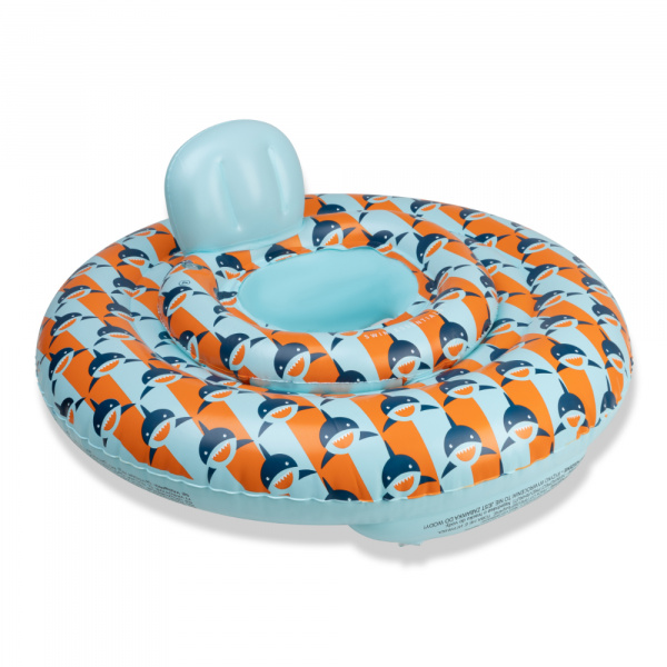 Bouée bébé jaune safari 0-1 an Swim essentials