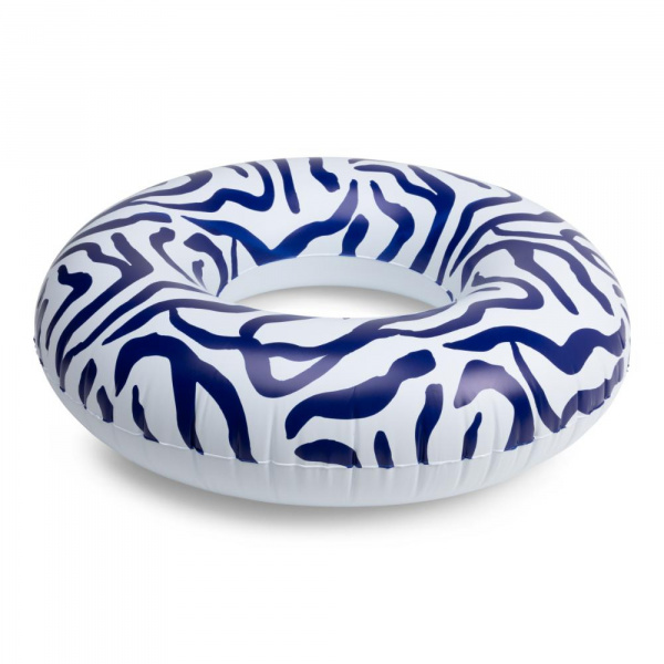 Bouée gonflable rayures noires ø 102 cm Swim essentials