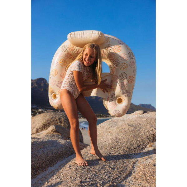 Fauteuil gonflable coquillages pour enfant Swim essentials
