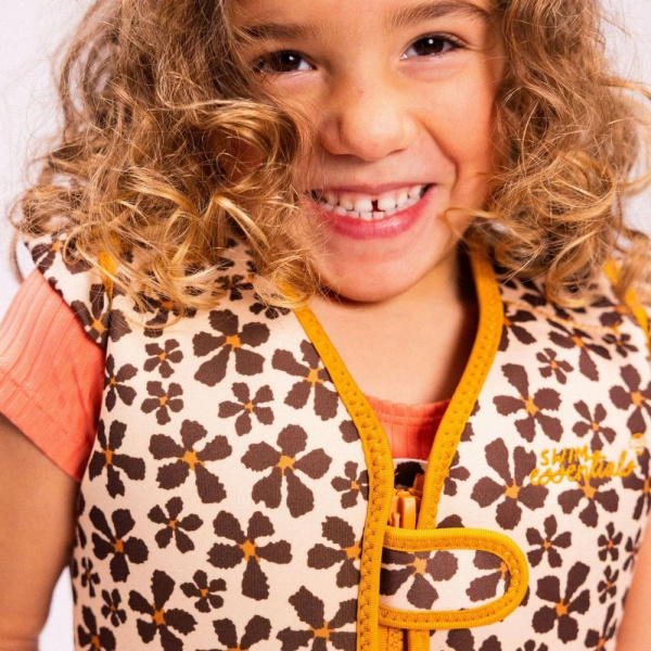 Gilet de natation fleur léopard 2-3 ans Swim essentials