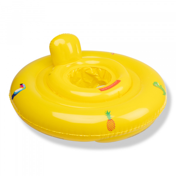Bouée bébé jaune safari 0-1 an Swim essentials