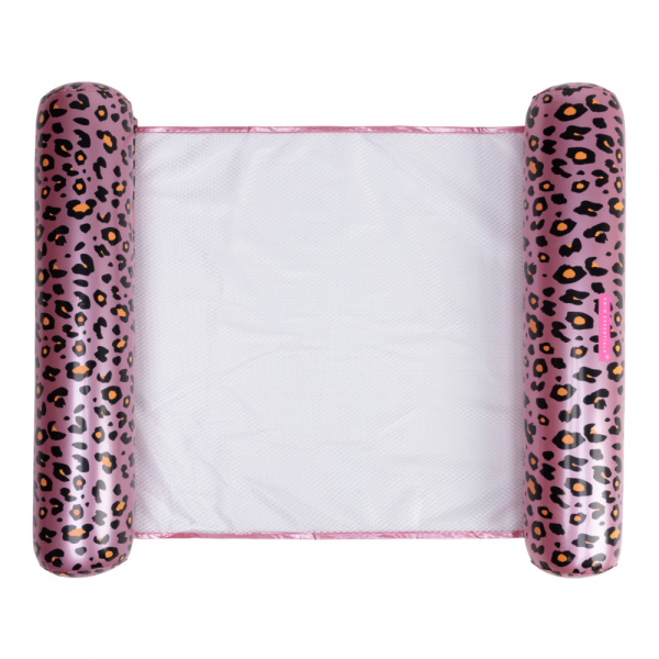 Hamac aquatique léopard rose et or 116 cm Swim essentials