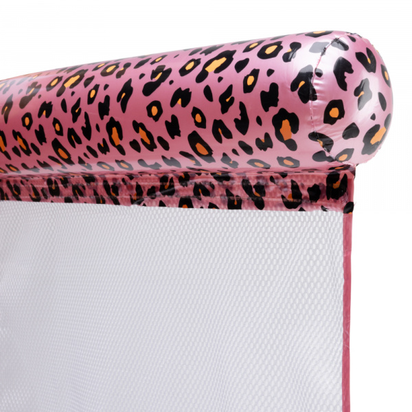 Hamac aquatique léopard rose et or 116 cm Swim essentials